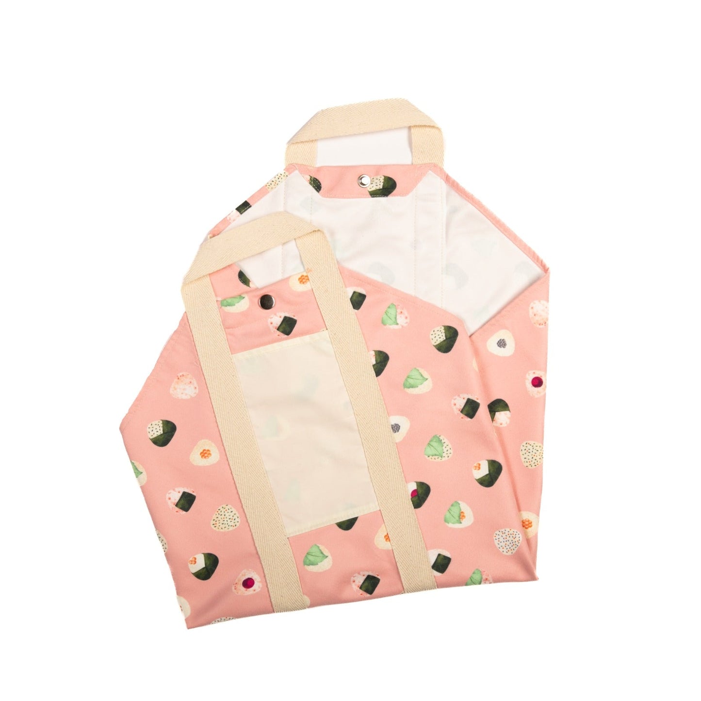 Tsutsumi Square Wrap x Love for Onigiri (Warm & Fuzzy) in Pink