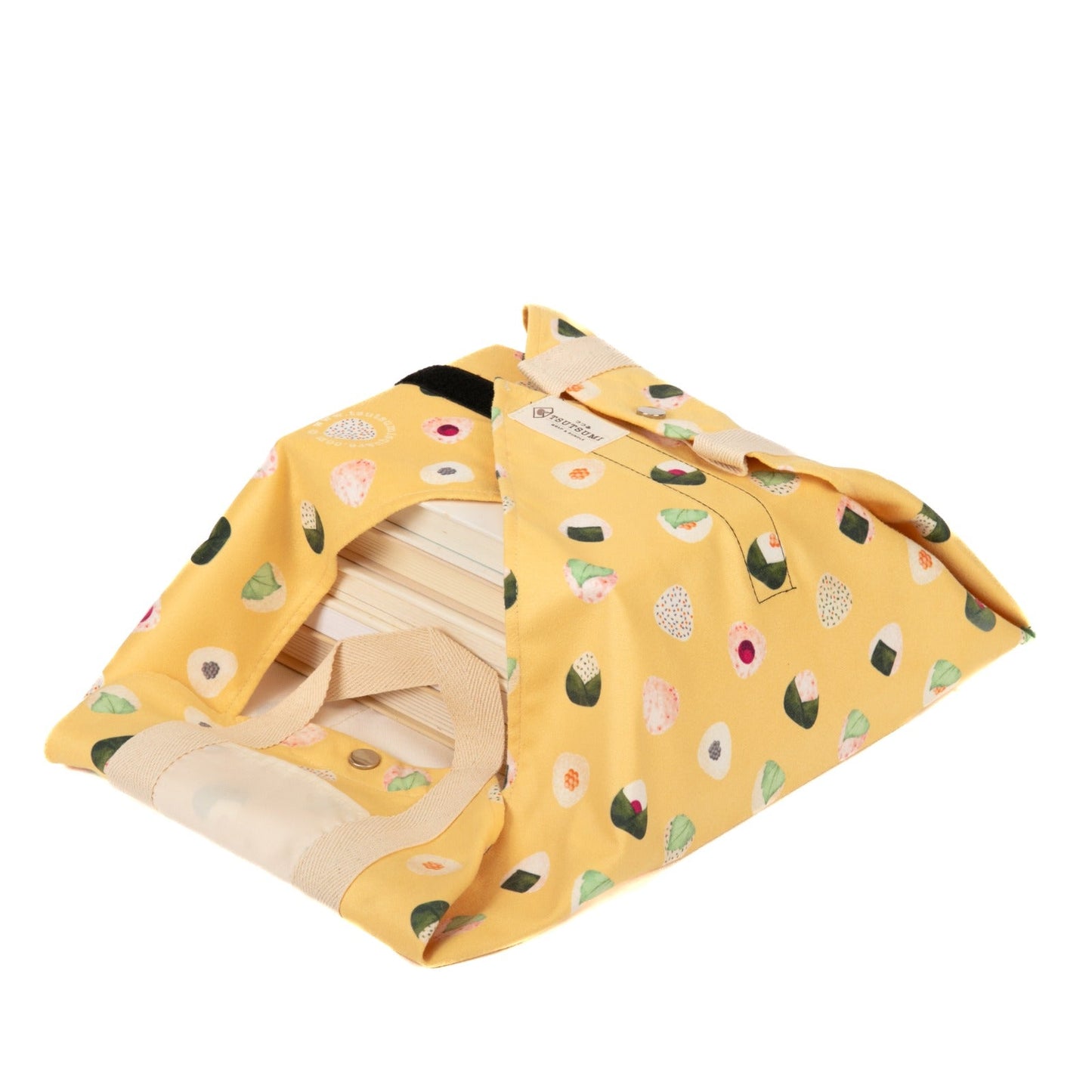 Tsutsumi Square Wrap x Love for Onigiri (Warm & Fuzzy) in Yellow