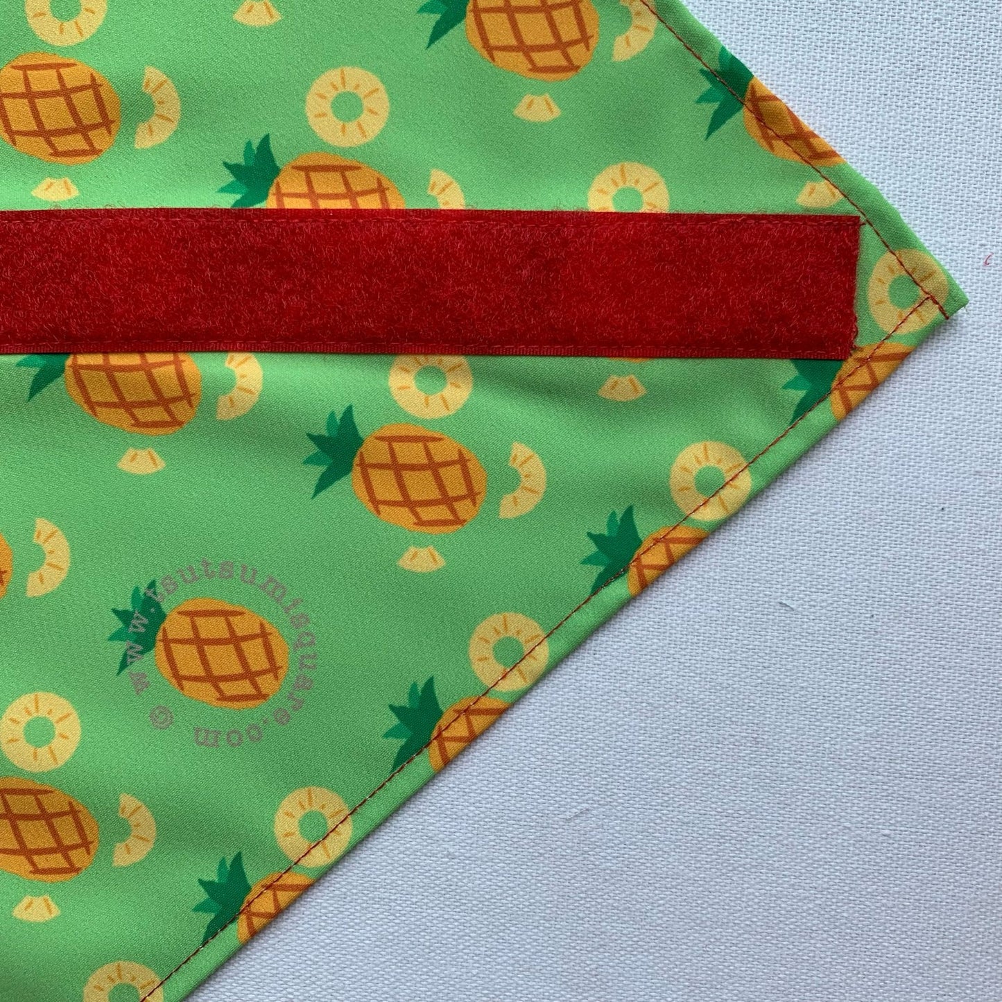 Tsutsumi Square Wrap x CNY Good Luck Pineapples (Happy Green)