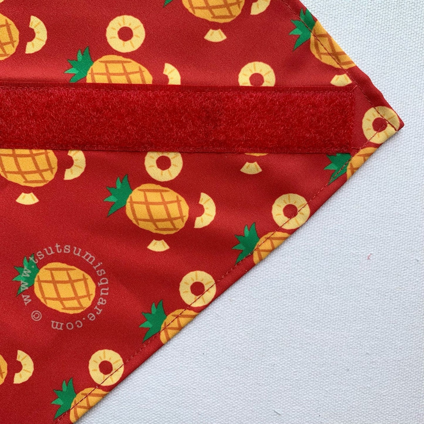 Tsutsumi Square Wrap x CNY Good Luck Pineapples (Red)