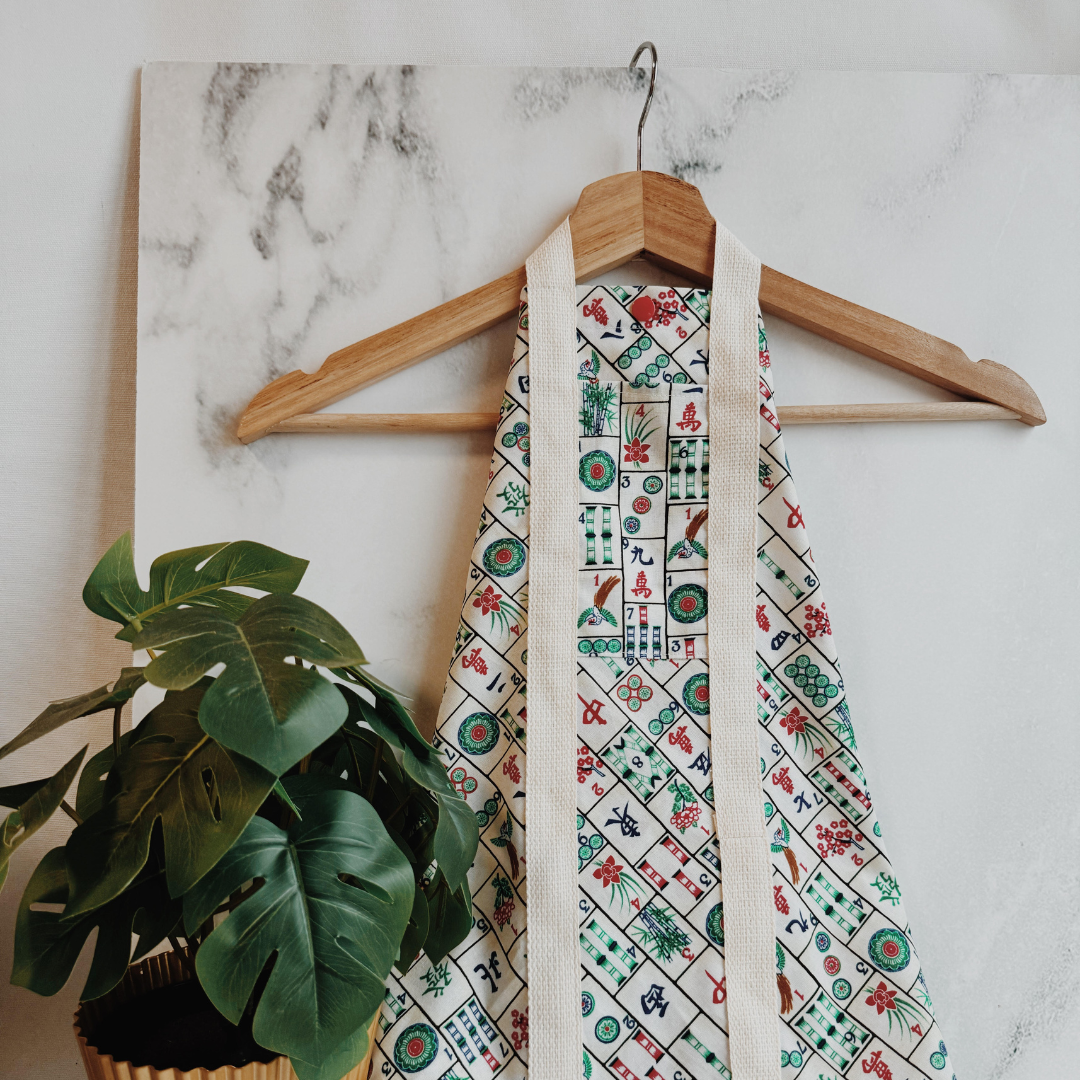 Tsutsumi Square Wrap x Handmade - Mahjong Rows