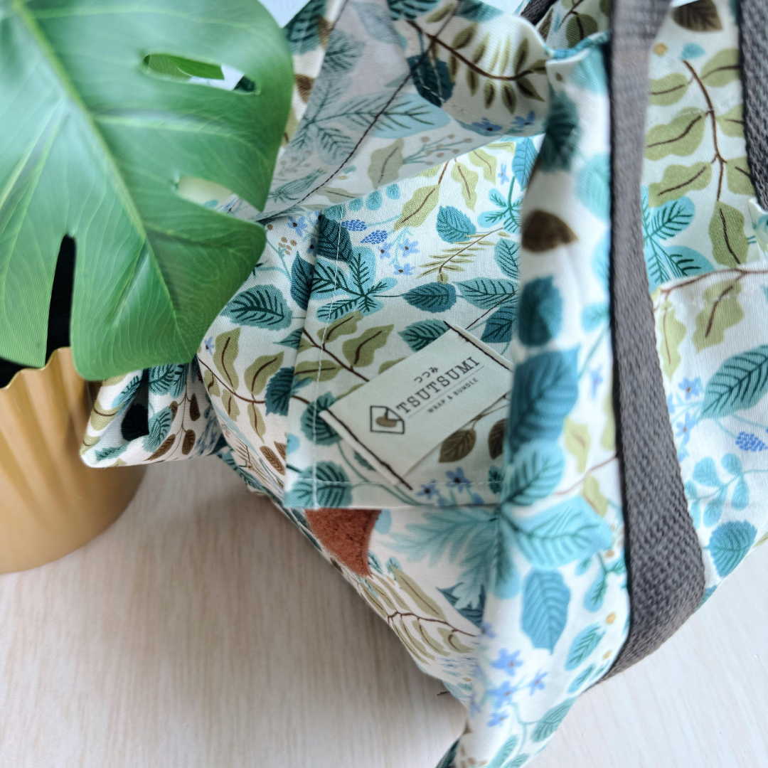 Tsutsumi Square Wrap x Handmade - Vintage Garden