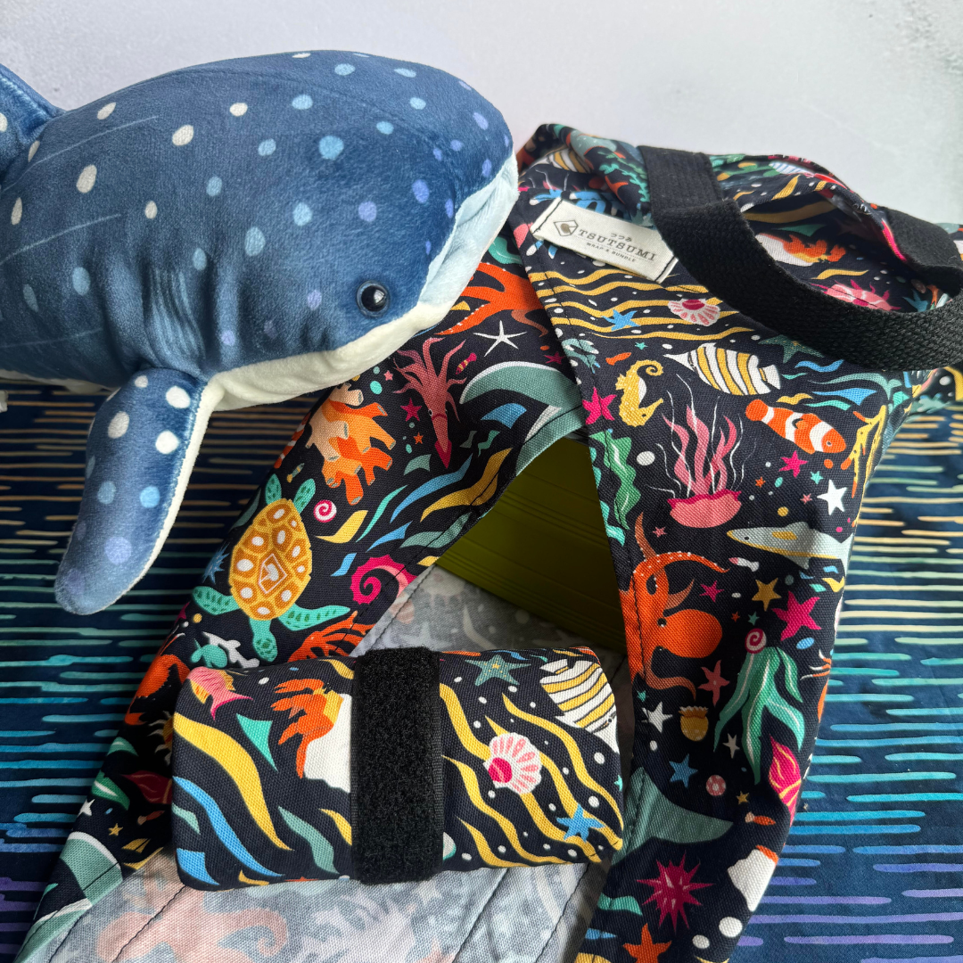 Tsutsumi Square Wrap x Handmade - Marine Fantasy
