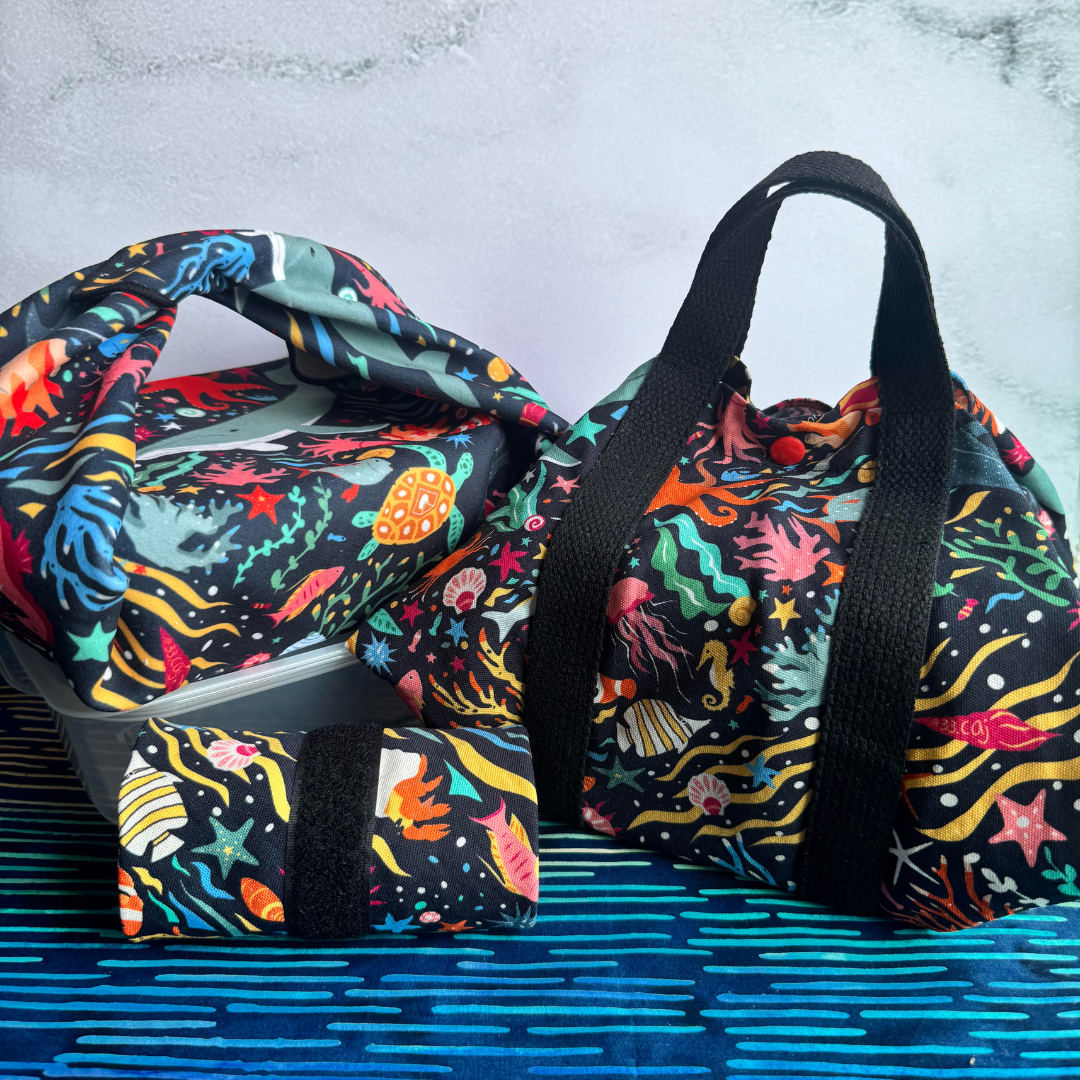 Tsutsumi Square Wrap x Handmade - Marine Fantasy