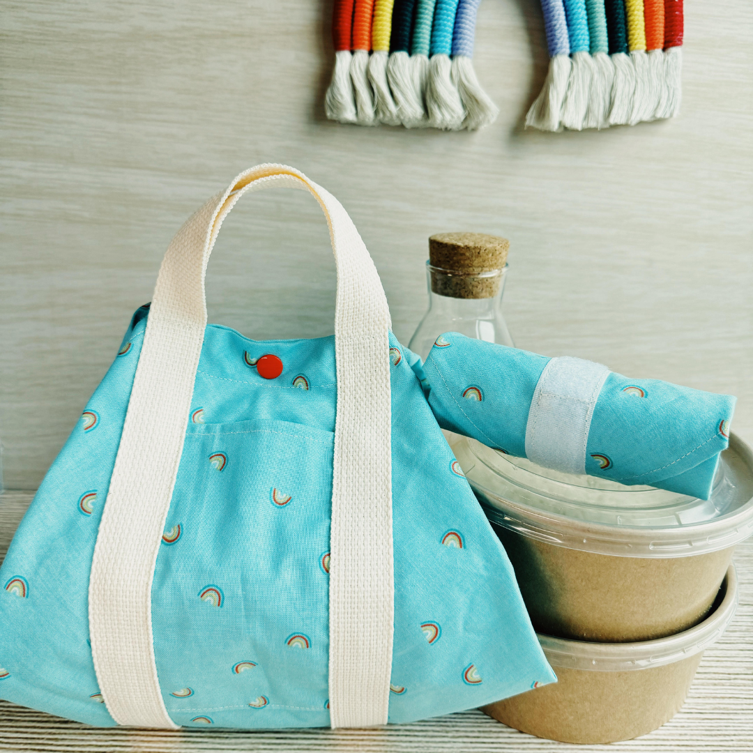 Tsutsumi Square Wrap x Handmade - Little Rainbows