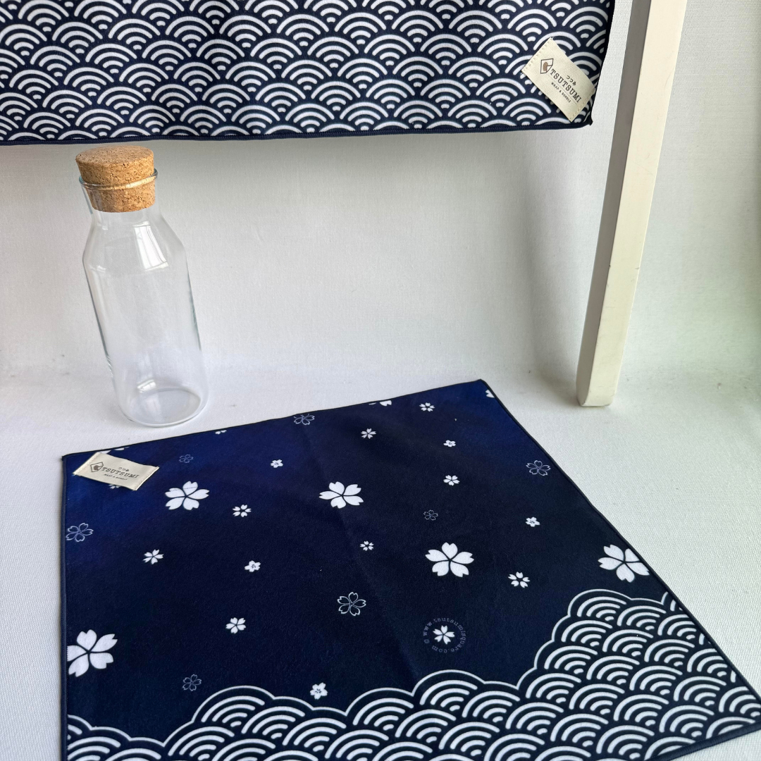 Tsutsumi Clingy Wrap x Sakura Seigaiha Bundle (LIMITED STOCKS)