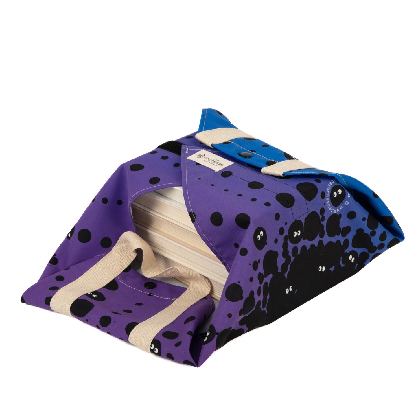 Tsutsumi Square Wrap x I See You 5 - in Blue & Purple