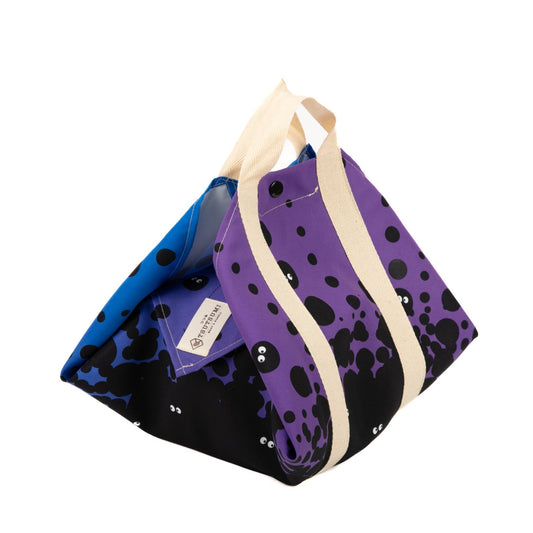 Tsutsumi Square Wrap x I See You 5 - in Blue & Purple