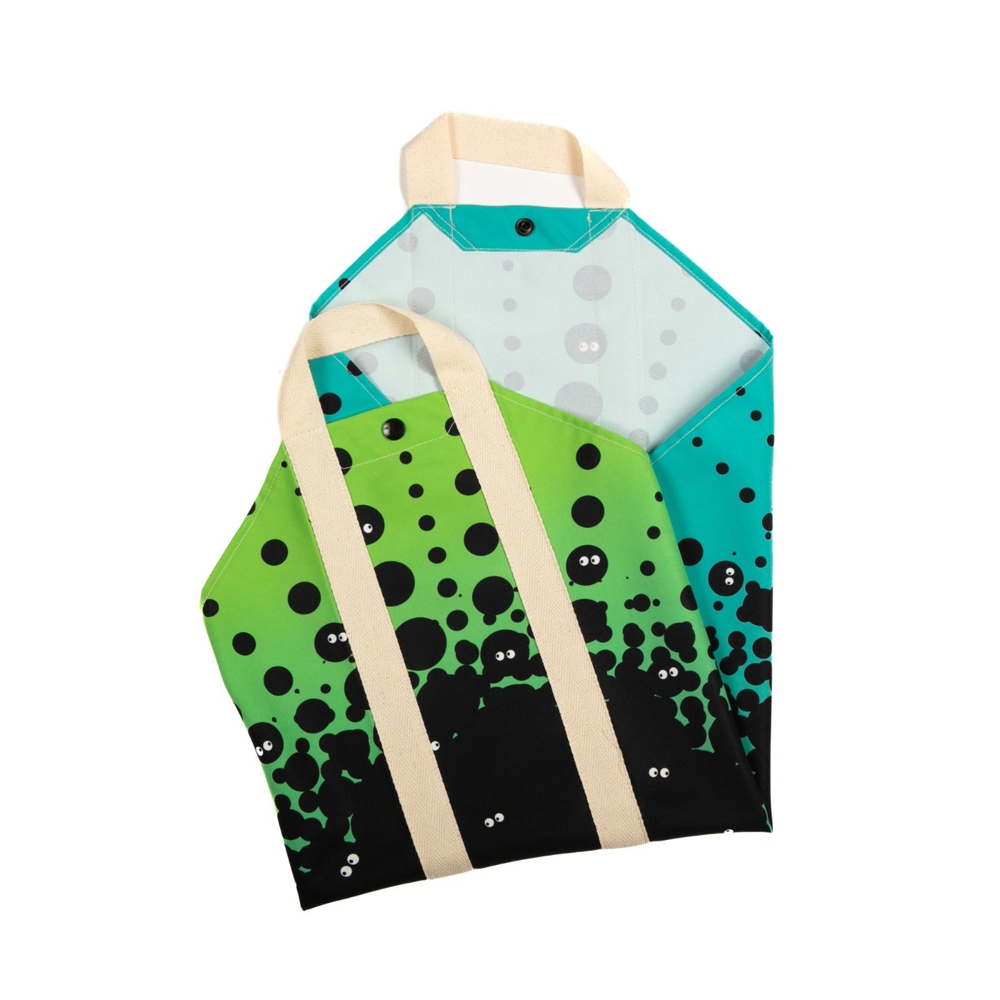 Tsutsumi Square Wrap x I See You 3 - in Green & Teal