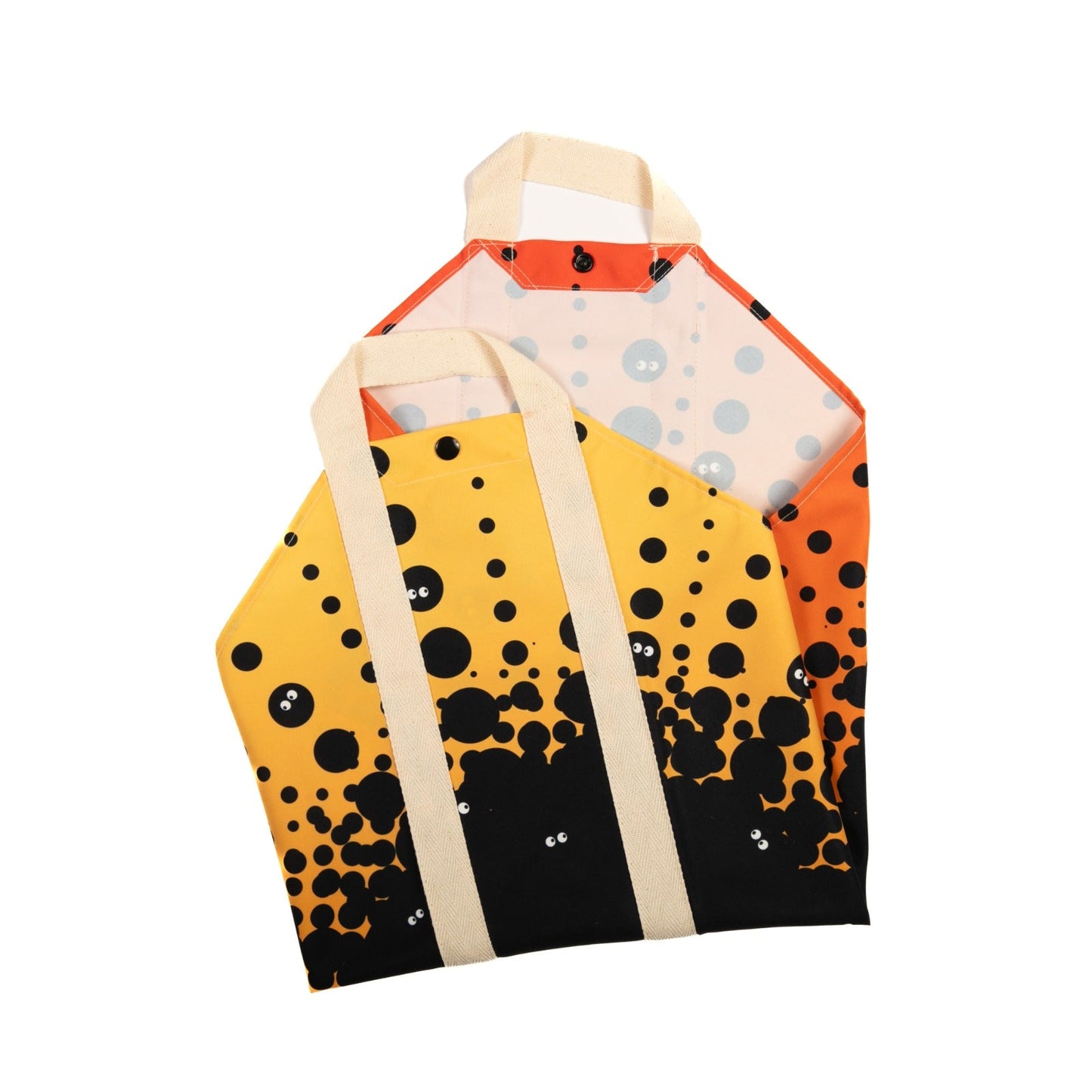 Tsutsumi Square Wrap x I See You 2 - in Orange & Yellow