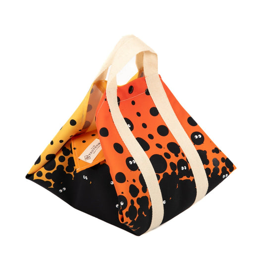 Tsutsumi Square Wrap x I See You 2 - in Orange & Yellow