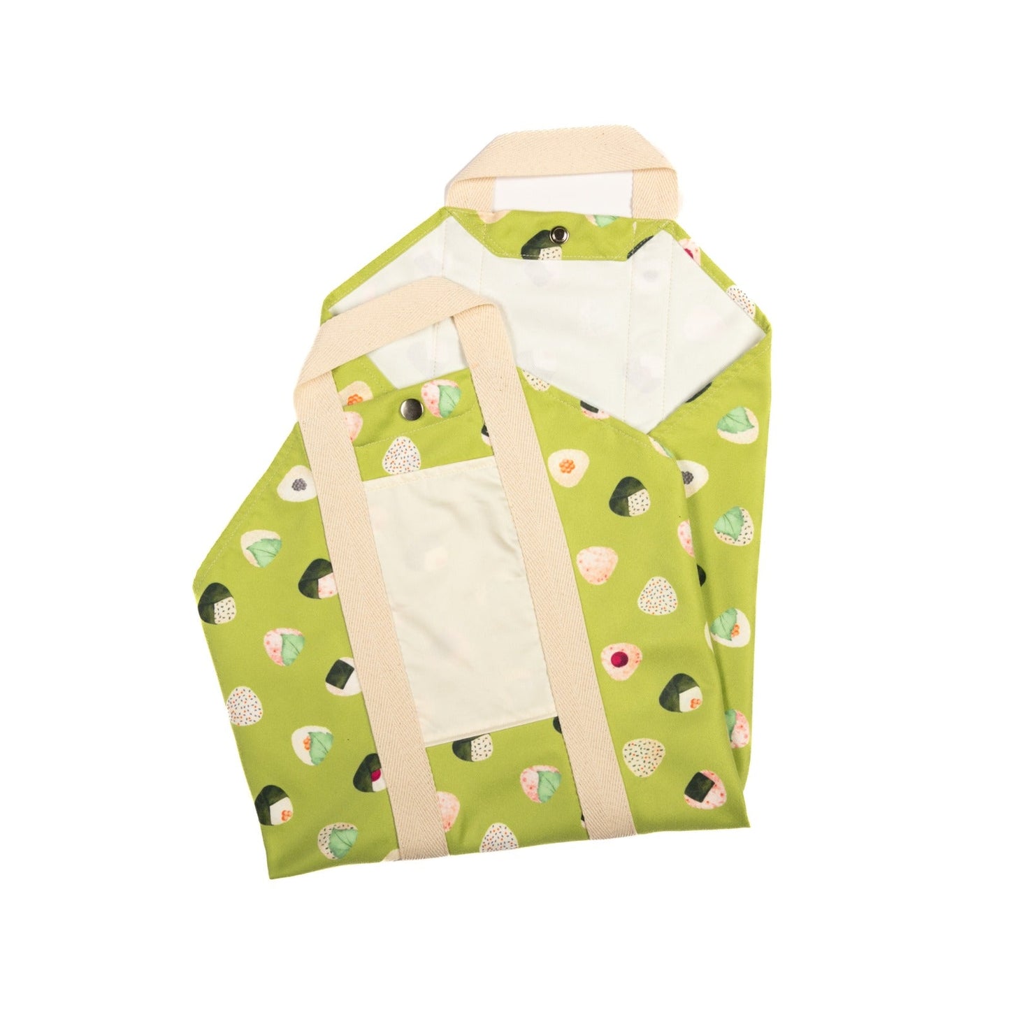 Tsutsumi Square Wrap x Love for Onigiri (Warm & Fuzzy) in Green