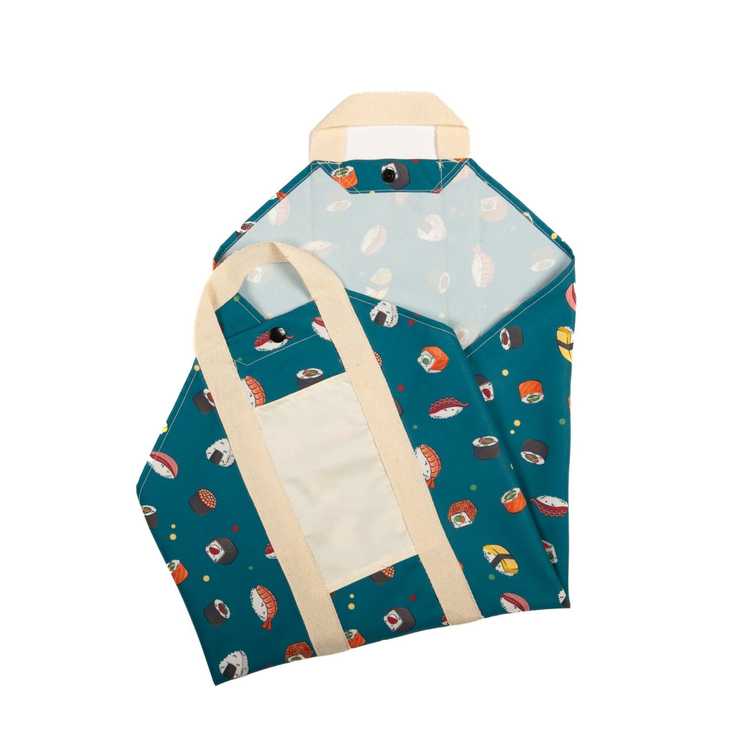 Tsutsumi Square Wrap x Love for Sushi in Teal