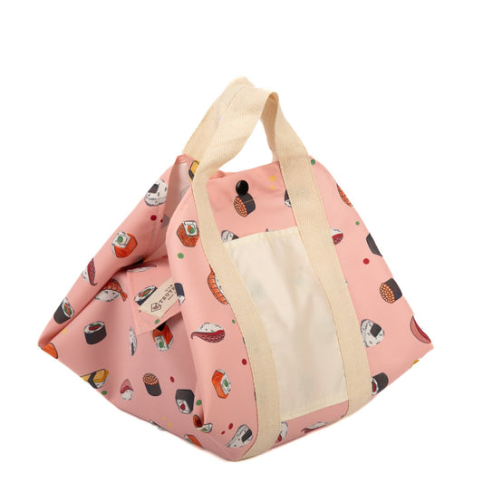 Tsutsumi Square Wrap x Love for Sushi in Pink