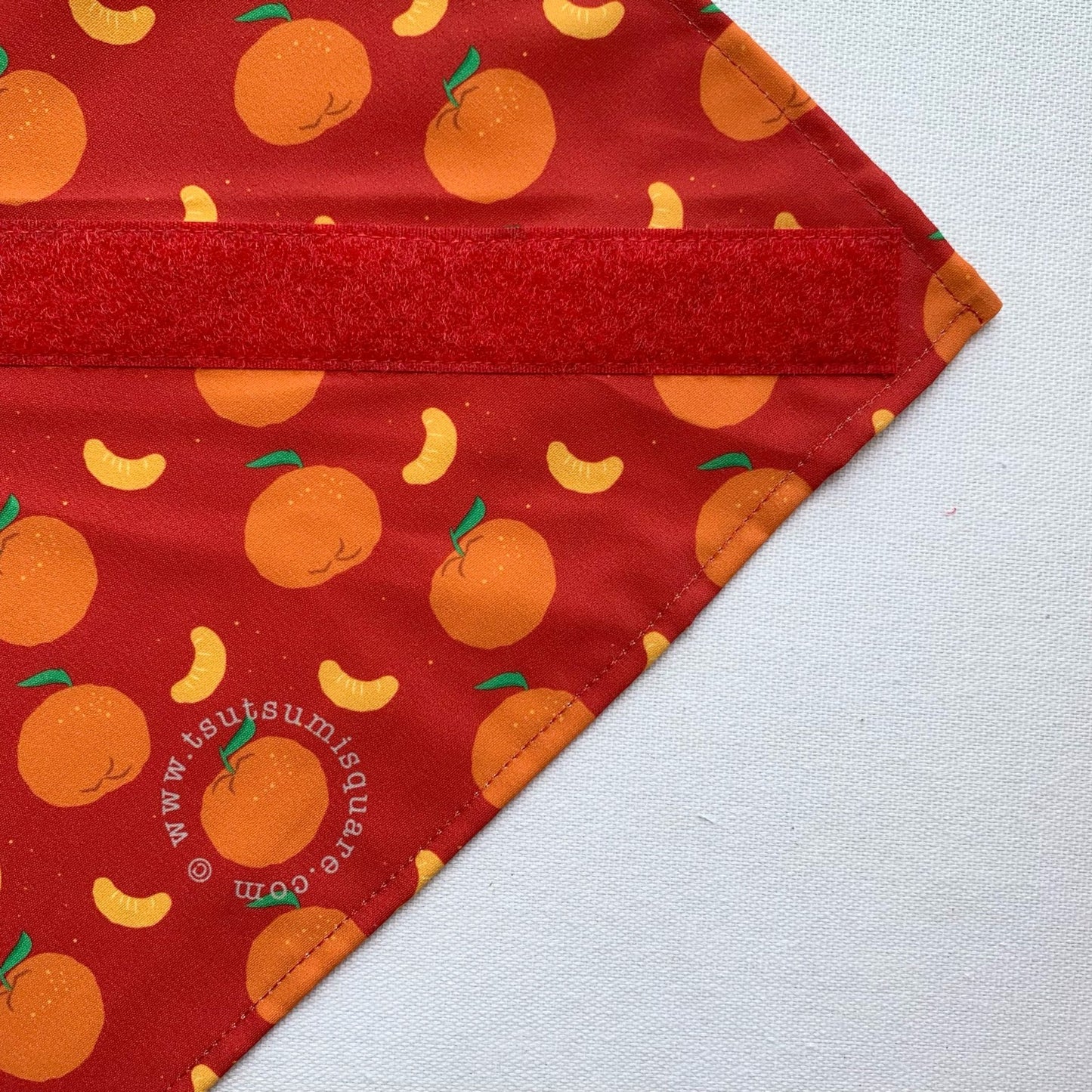 Tsutsumi Square Wrap x CNY Prosperity Oranges (Red)