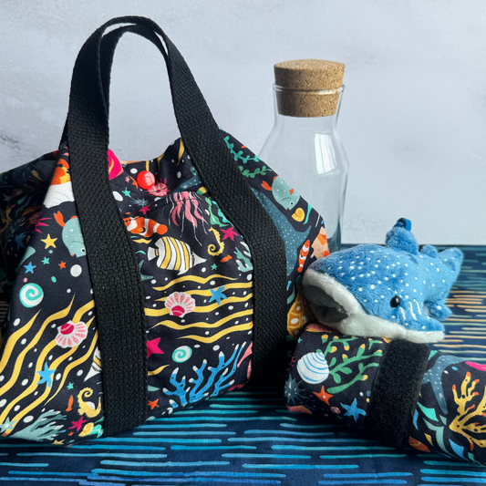 Tsutsumi Square Wrap x Handmade - Marine Fantasy