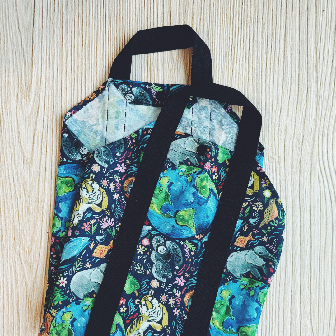 Tsutsumi Square Wrap x Handmade - Love Our Planet