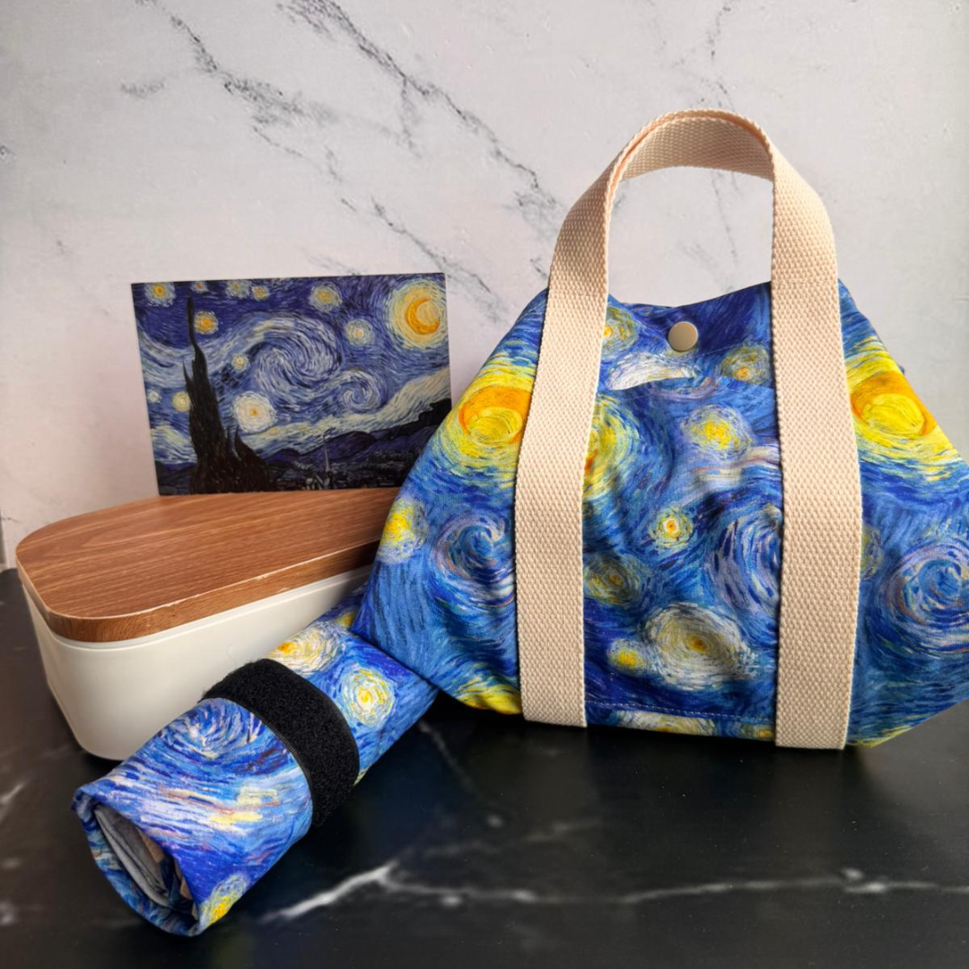 Tsutsumi Square Wrap x Handmade - The Starry Night