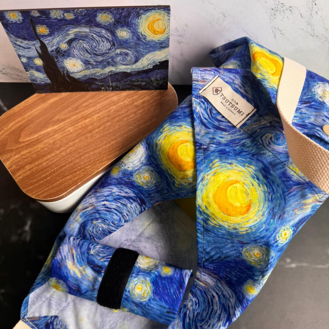 Tsutsumi Square Wrap x Handmade - The Starry Night