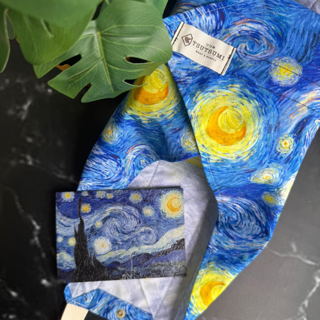 Tsutsumi Square Wrap x Handmade - The Starry Night